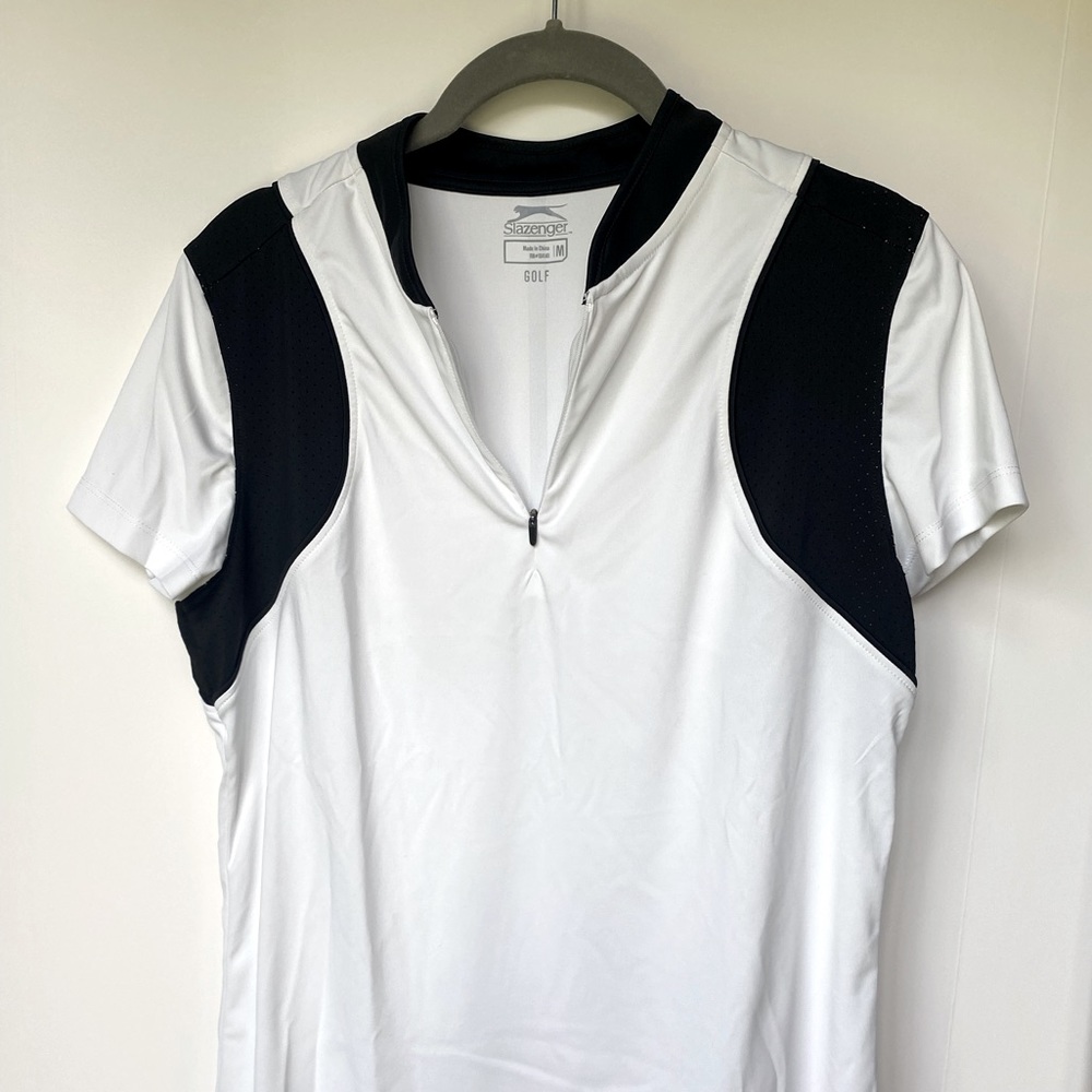 Slazenger Women’s Golf Shirt White/Black